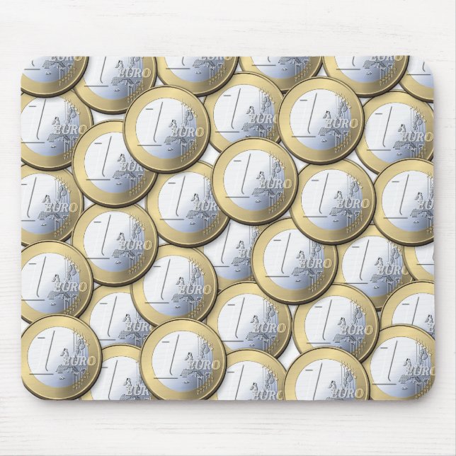 Tapis De Souris Euro Pièces mousepad (Devant)