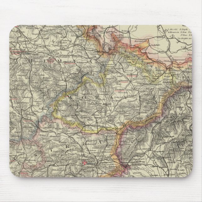 Tapis De Souris Europe, Autriche, République tchèque (Devant)