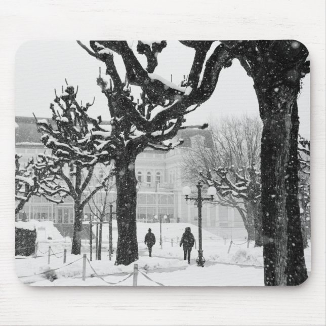 Tapis De Souris Europe, Autriche, Salzbourg. Hiver, (Devant)