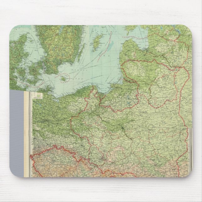Tapis De Souris Europe centrale composite (Devant)