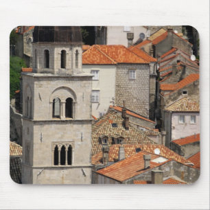 Tapis De Souris Europe, Croatie. Ville médiévale fortifiée de