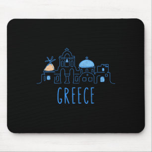 Tapis De Souris Europe Grèce Athènes Santorin Séjour en famille So