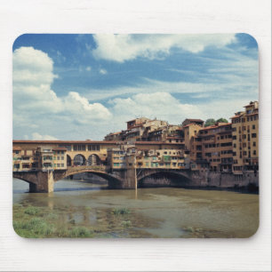Tapis De Souris Europe, Italie, Florence. Le Ponte Vecchio