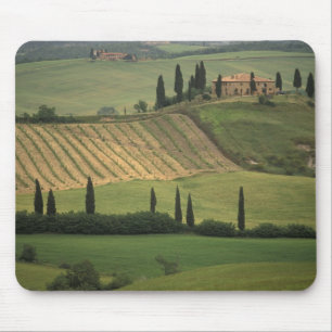 Tapis De Souris Europe, Italie, Toscane, Val d'Orcia, Toscan
