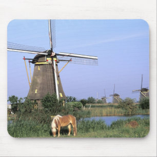 Tapis De Souris Europe, Pays-Bas, Zuid Holland, Kinderdijk.2