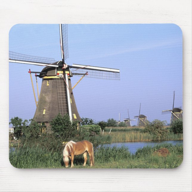 Tapis De Souris Europe, Pays-Bas, Zuid Holland, Kinderdijk. 2 (Devant)