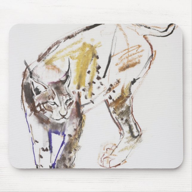 Tapis De Souris Européen Lynx (Devant)