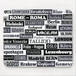 Tapis De Souris Européen Voyageur personnalisé mousepad