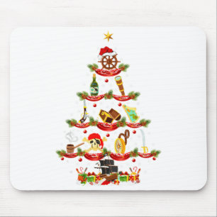 Tapis De Souris Évaluation drôle d'éclairage de Noël Évaluation d'