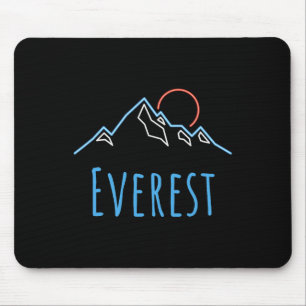 Tapis De Souris Everest - Alpinistes Rétro Randonnée Nouveauté 