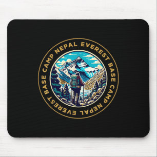Tapis De Souris Everest Base Camp Népal Montagne Everest Vue Hiki