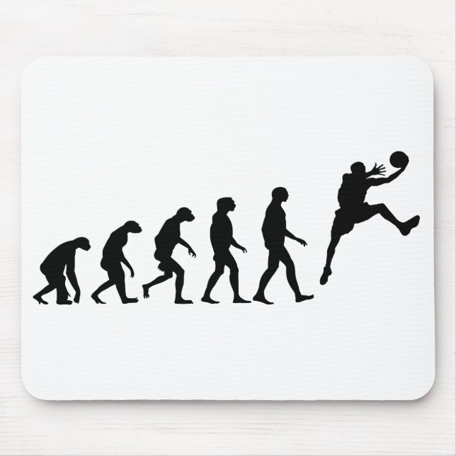 Tapis De Souris Évolution de basket-ball (Devant)