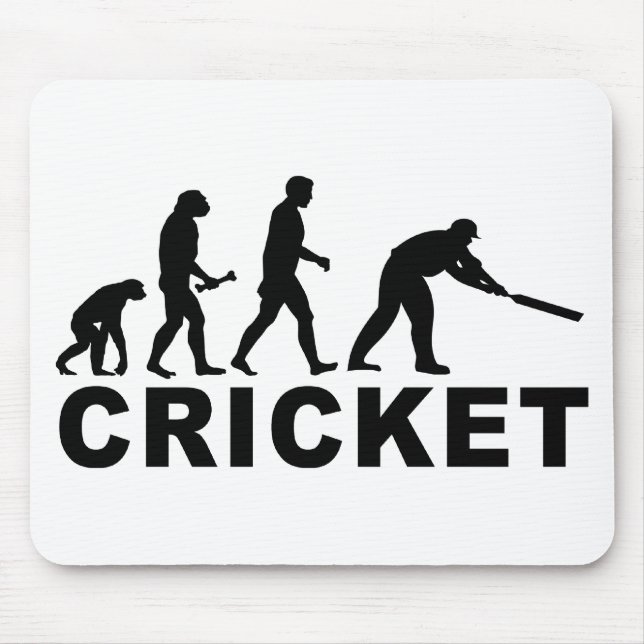 Tapis De Souris Évolution de cricket (Devant)
