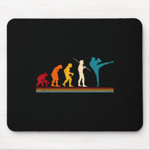 Tapis De Souris Évolution de kickboxing Kickboxer Karaté Boxe Mma