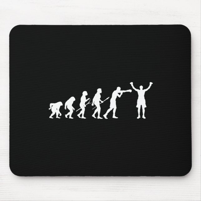 Tapis De Souris Évolution de la boîte - Boxer Lover Boxer Kickboxi (Devant)