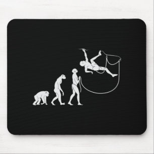 Tapis De Souris Évolution De L'Escalade Rock Climber Fun Rock