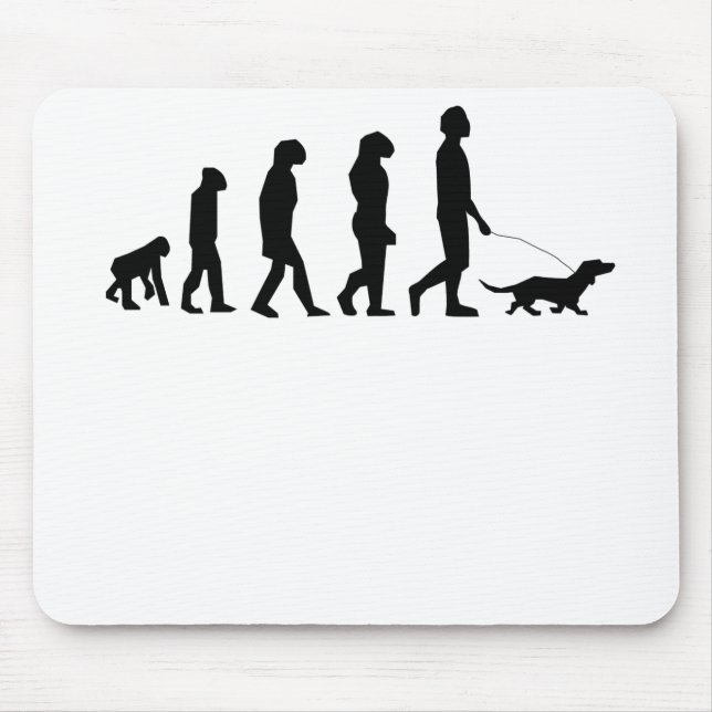 Tapis De Souris Évolution de marche de chien (Devant)