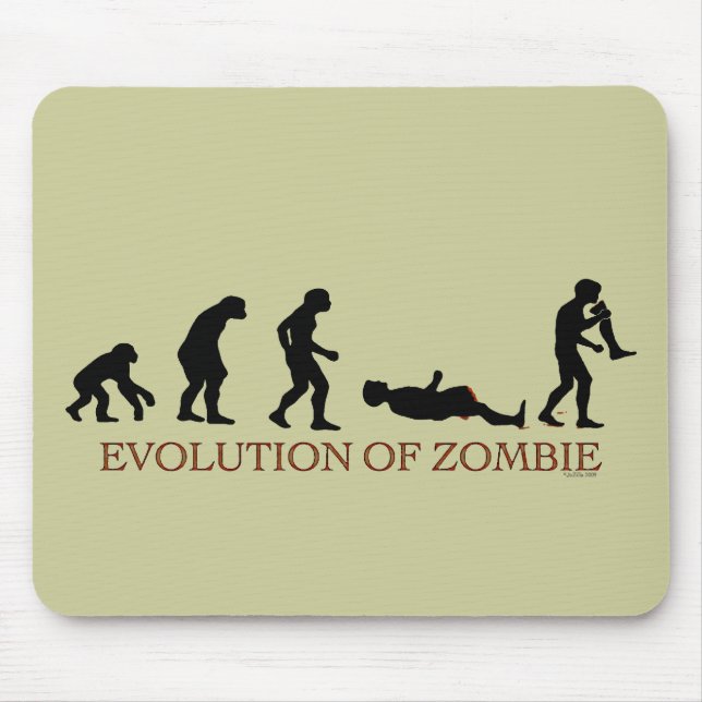 Tapis De Souris Évolution de Zombie (Devant)