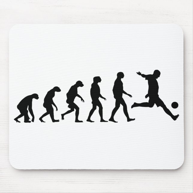 Tapis De Souris Évolution du football (Devant)