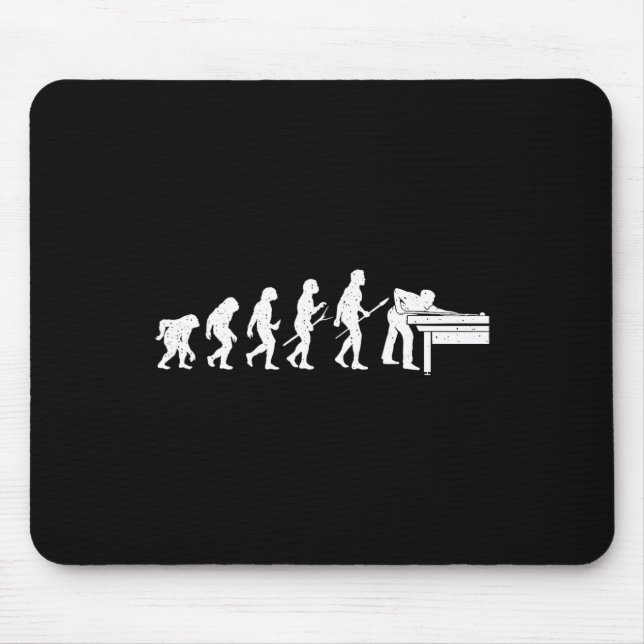 Tapis De Souris Evolution Du Jeu Billard - Pool Player Sports L (Devant)