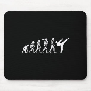 Tapis De Souris Évolution du karaté arts martiaux kickboxing taekw