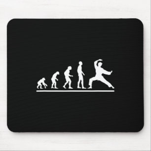 Tapis De Souris Évolution du Karaté Coup de Karaté Hommes Drôle Ka