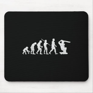 Tapis De Souris Évolution du T-shirt de cricket Cadeau drôle Clic
