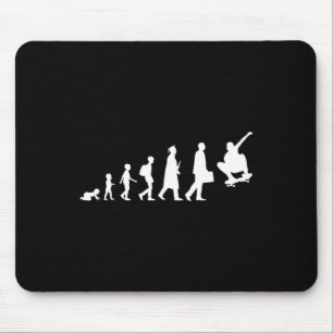 Tapis De Souris Évolution d'un skateboardeur skater skateboard F