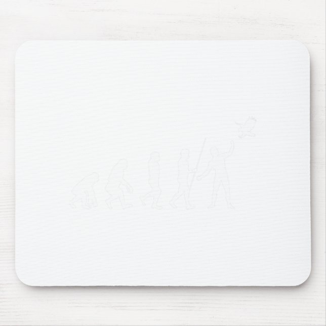 Tapis De Souris Évolution Falconer Falconer Falconry Falconry Chas (Devant)