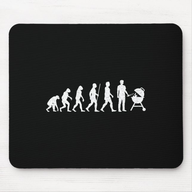 Tapis De Souris Evolution Grilling Funny Barbecue Grill Rbecue (Devant)