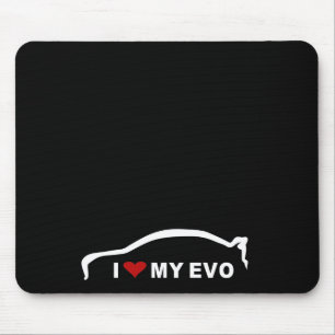 Tapis De Souris Évolution X de Mitsubishi Lancer - amour d'I mon
