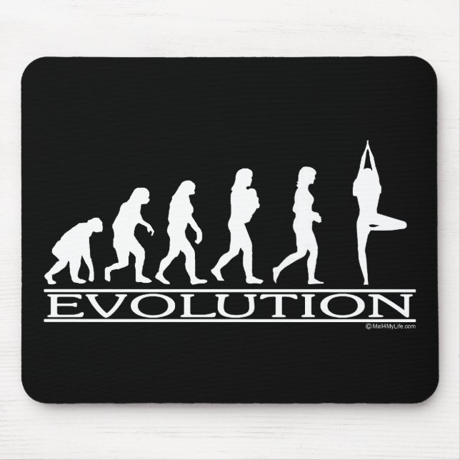 Tapis De Souris Évolution - yoga (Devant)