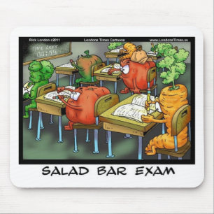 Tapis De Souris Examens du Bar à Salades Cadeaux Drôles T-Shirts C