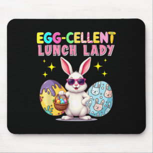Tapis De Souris Excellente Dame de Cantine Lapin de Pâques Sungles