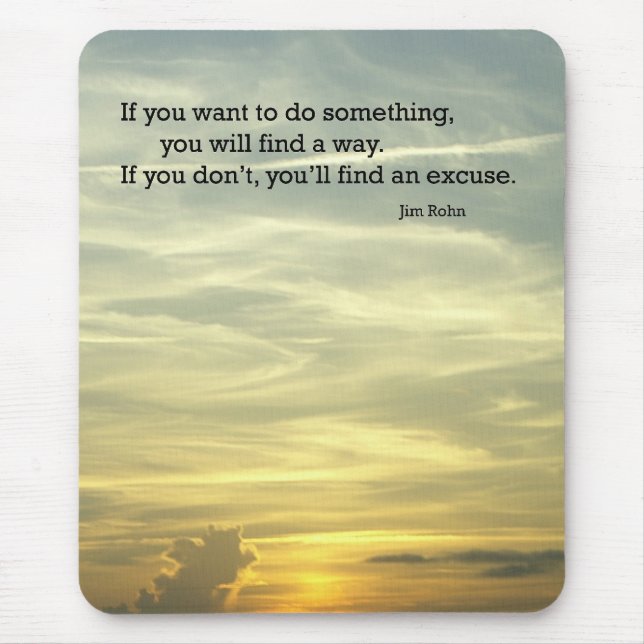 Tapis De Souris Excuse (Devant)