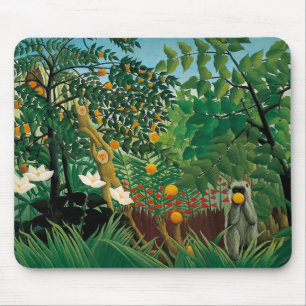 Tapis de souris exotique de paysage de Henri