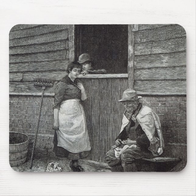 Tapis De Souris Expectative, de "heure de loisirs", 1888 (Devant)