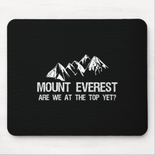 Tapis De Souris Expédition drôle d'escalade de la montagne de l'Ev