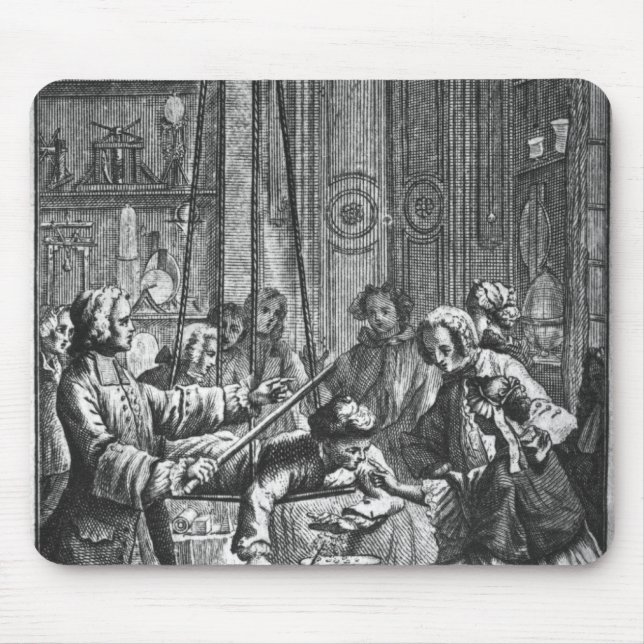 Tapis De Souris Expérience électrique faite sur un homme (Devant)