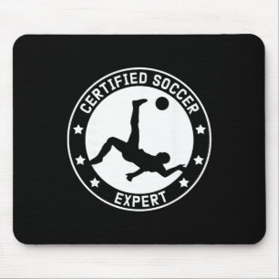 Tapis De Souris Expert de football Joueur de football