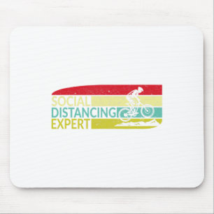 Tapis De Souris Expert en cyclisme de montagne en distanciation so