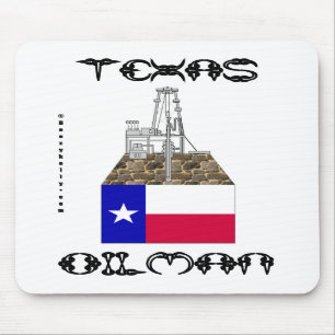 Tapis De Souris Expert pétrolier du Texas, gisement de pétrole
