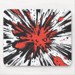 Tapis De Souris Explosion d'art pop de style comique (7)