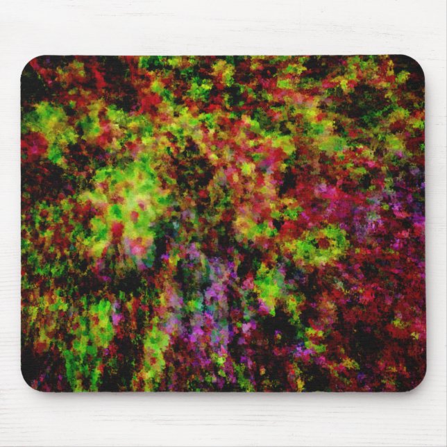 Tapis de souris Explosion de peinture Personnalise (Devant)