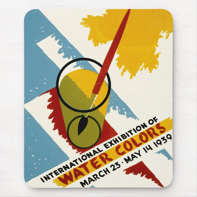 Tapis De Souris Exposition internationale sur la couleur de l'eau (Devant)