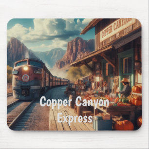 Tapis De Souris Express de canyon de cuivre