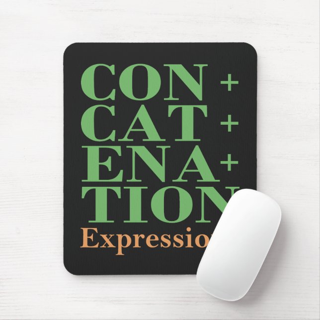 Tapis De Souris Expressions de concaténation en programmation Cobo (Avec souris)