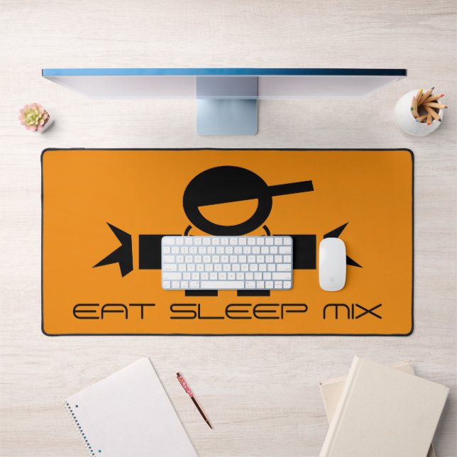 Tapis de souris extra large Eat Sleep Mix pour DJ  (Bureau 1)