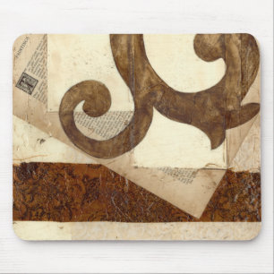 Tapis De Souris Extrait vintage de journal