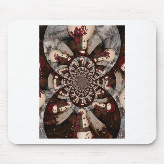 Tapis De Souris Extraordinaire Snowman (Devant)